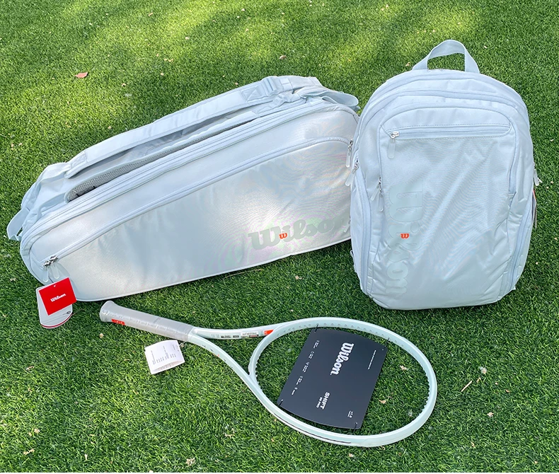ウィルソン テニス ラケット バッグ シフト スーパー ツアー 大容量 テニス バックパック バドミントン スカッシュ ラケット バッグ 分離型シューズ バッグ付き