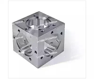 

304 Stainless Steel Vacuum CF35 Flange Six Way/16 Hexahedron/63 Six Way Chamber 50 100 150 200