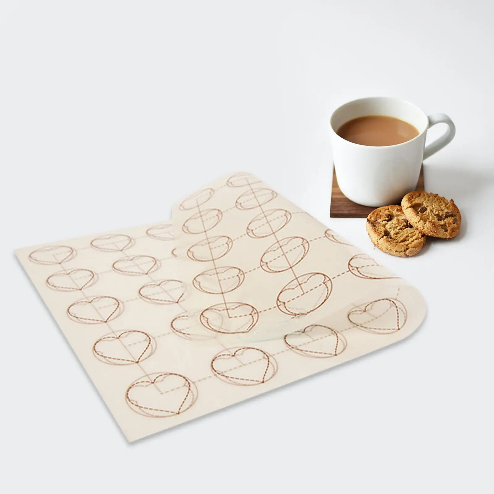 Heat Resistant Silicone Baking Mat Nonstick Liner Bakeware for Dough Rolling Macaron Cookie Bread Kitchen