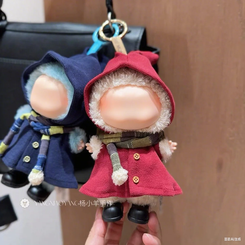 

Anime Doll Clothes for 17cm Labubu Doll Outfits Designer Luxury Cute Little Elf Clothes Toy Labubu Clothe Doll Accessorie