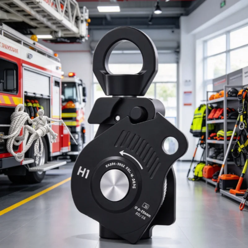 Automatic Rope Retracting & Paying-off Tool, Electric Assist Rope Winder for High-altitude Work & Rock Climbing Safety Rope