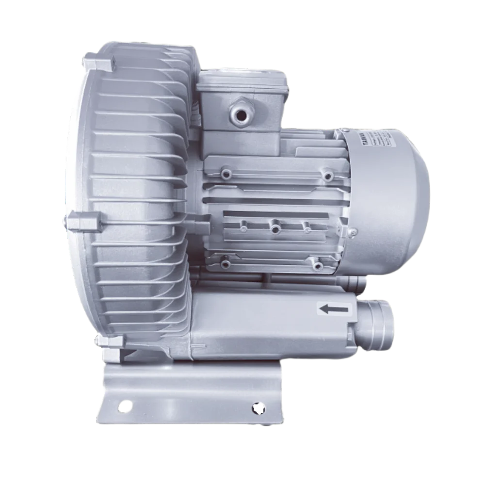 منفاخ هواء عالي الضغط 370 وات، منفاخ حلقي متجدد ثلاثي الطور مع محرك ككون أساسي #3