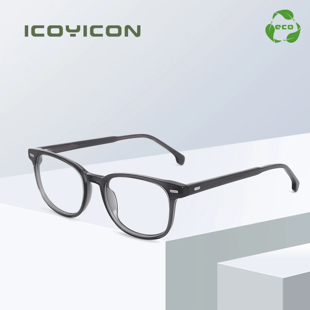 Oversized Eyewear Men Women Trending Simple Korean Glasses Frame Eco-biodegradable Prescription Eyeglasses BOA1101