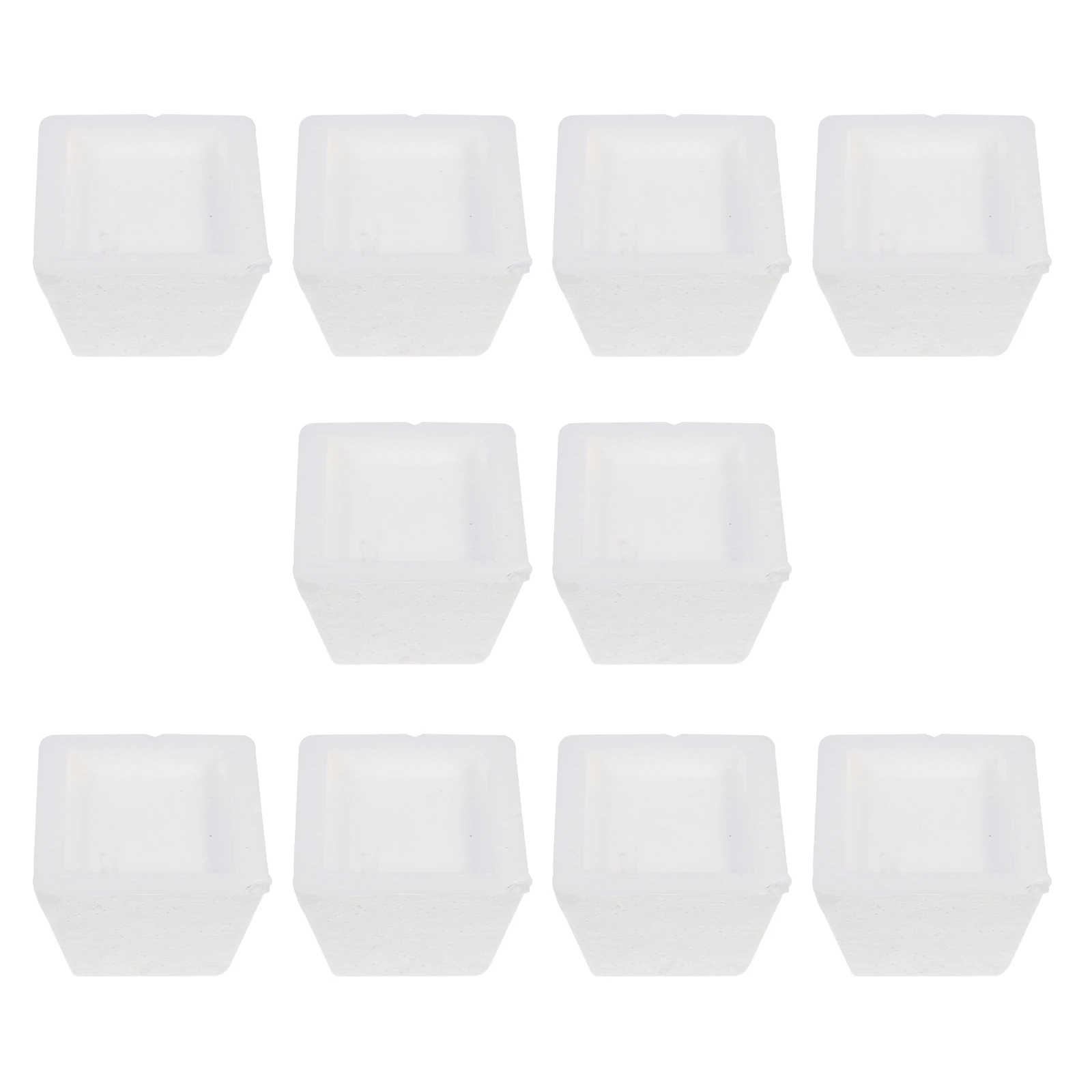 

10 Pcs Flower Pot Mat Square Shape Foam Base Cushion DIY Flowerpots Mats Safe Wonderful Gardening Supplies Household Decoration