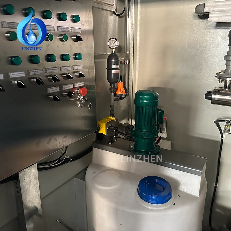 Pianta per il trattamento delle acque reflue con fanghi attivi da 220 V Pianta per il trattamento delle acque reflue con 1 anno di garanzia Impianto per l'idratazione dei fanghi