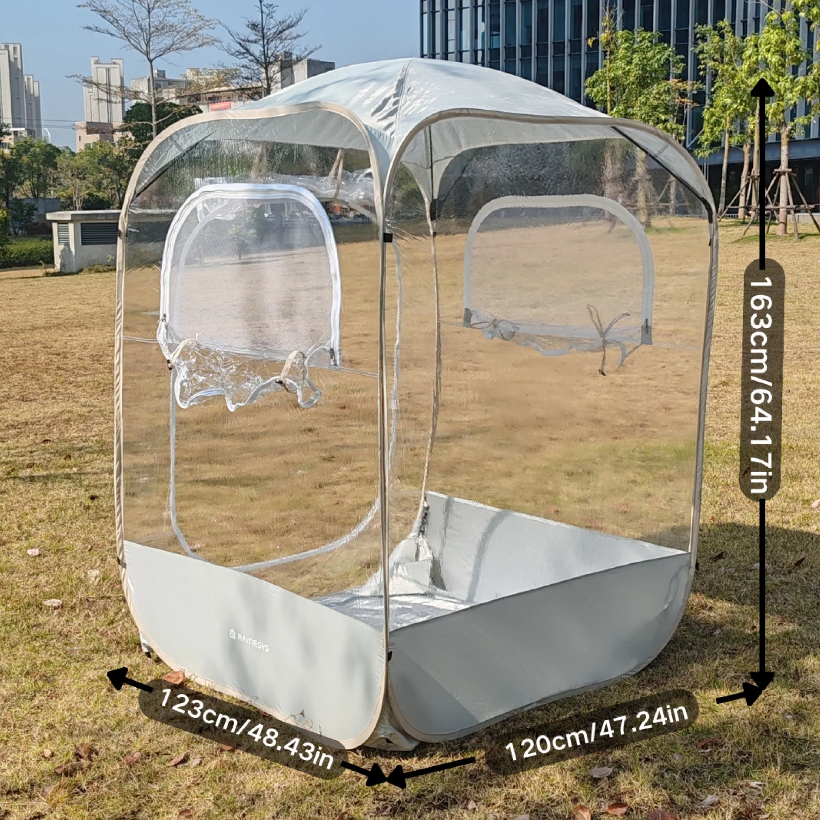 

Instant Portable Outdoor Bubble Tent Weatherproof Sun Shelter for Camping Fishing Sports Events All-Weather Cheering Area