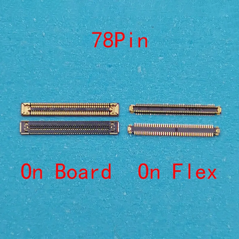 10pcs LCD Display Screen FPC Connector On Motherboard For Samsung Galaxy A02 A32 A42 A52 A52S A72 A82 A33 A53 A73 A12 M12 A22 5G