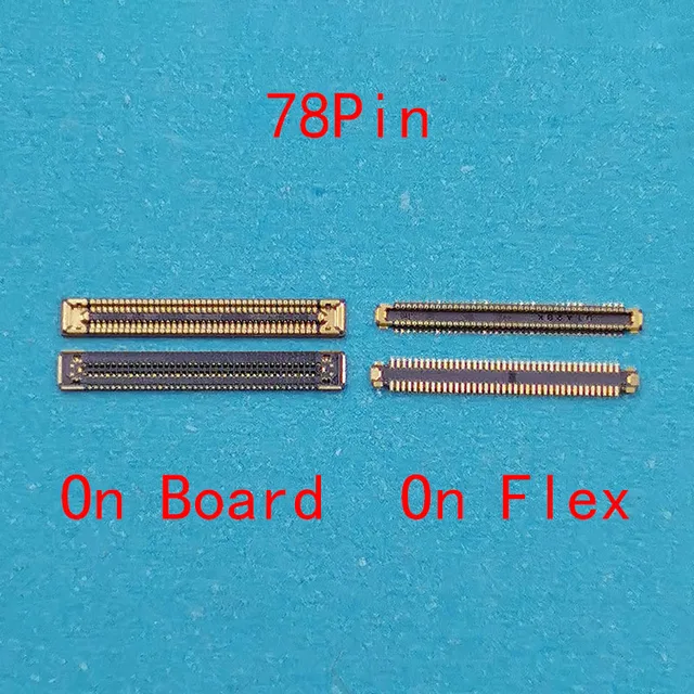 10szt Złącze FPC ekranu LCD na płycie głównej do Samsung Galaxy A02 A32 A42 A52 A52S A72 A82 A33 A53 A73 A12 M12 A22 5G