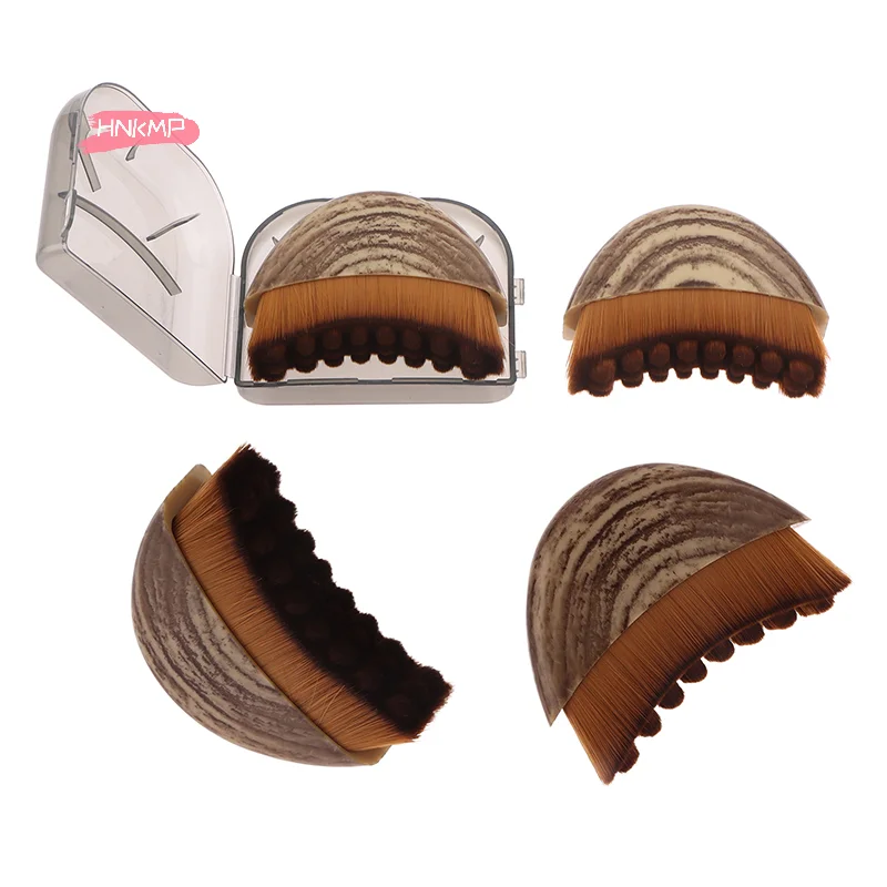 Escova facial de contorno linfático com caixa, ferramenta de escovação seca para drenagem linfática facial, massageador, escultura de queixo, cuidados de contorno