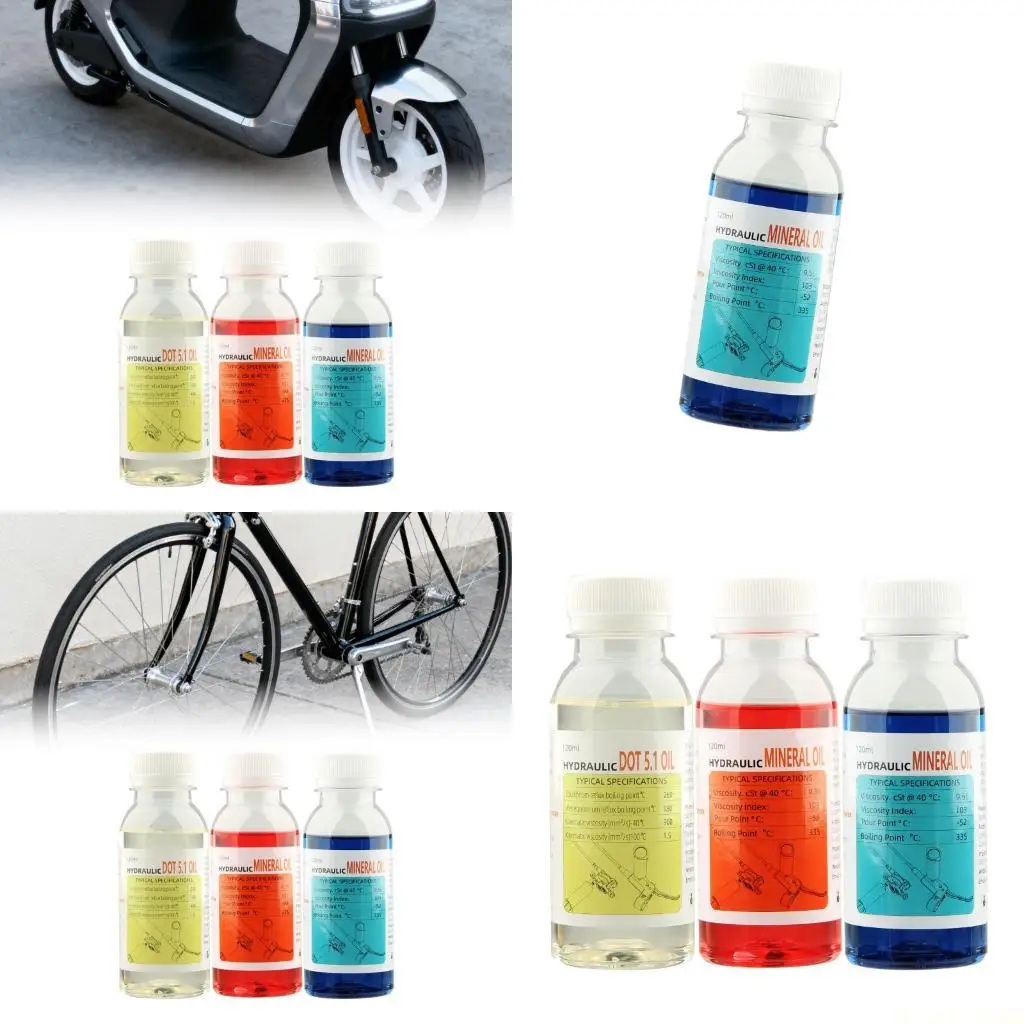 

M5TC 60ml Fluid Cycling Mountain Bikes Mineral Oil For Bike Hydraulic Disc Brake Oil