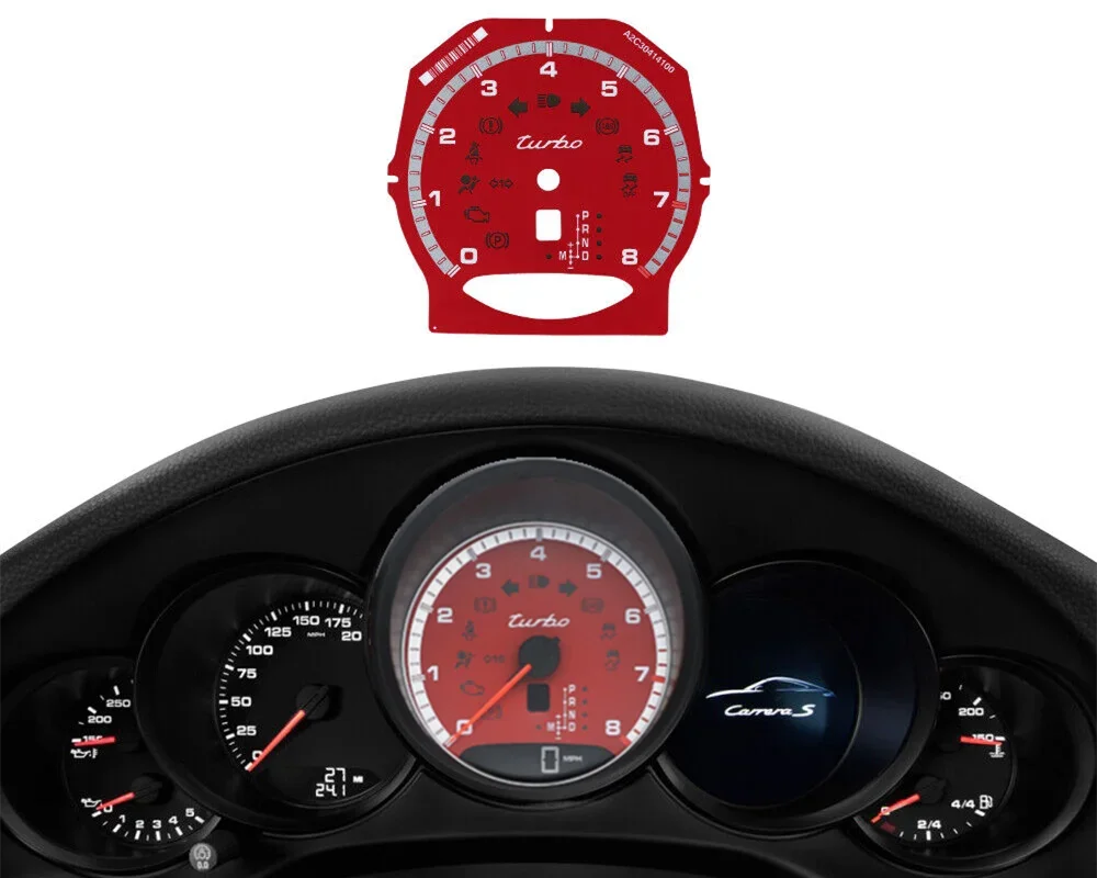 

For Porsche 958 Cayenne / 970 Panamera Turbo Gauge Face Tachometer – 8000 RPM