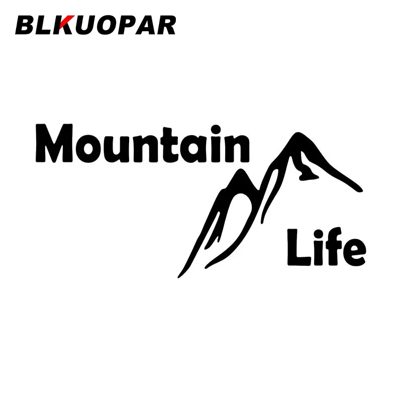 BLKUOPAR Mountain Life Silhouette Car Stickers Occlusion Scratch Waterproof Decal Personality Windshield Laptop Vinyl Car Wrap