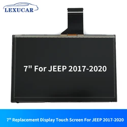 TDO-WXGA0700K00057-V1 7-calowy ekran radiowy OEM dla Jeep kompas 2017-2019 TDO-WXGA0700K00033-V2 wyświetlacz LCD i ekran dotykowy