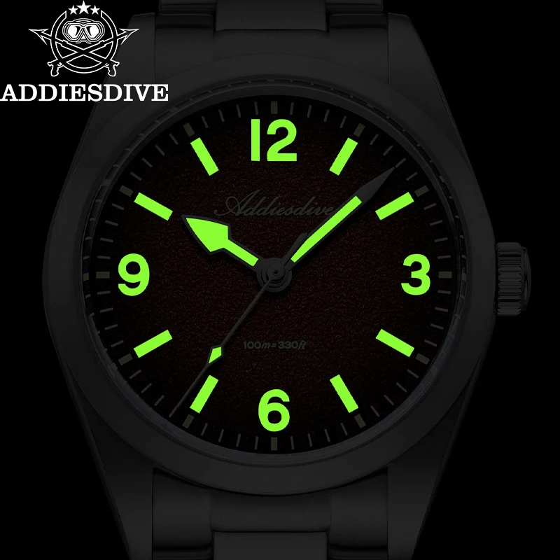 ADDIESDIVE Jam Tangan Wanita Baja Tahan Karat Jam Tangan Olahraga Luar Ruangan Tahan Air Bercahaya C3 Retro Kuarsa 2035 Santai Bisnis