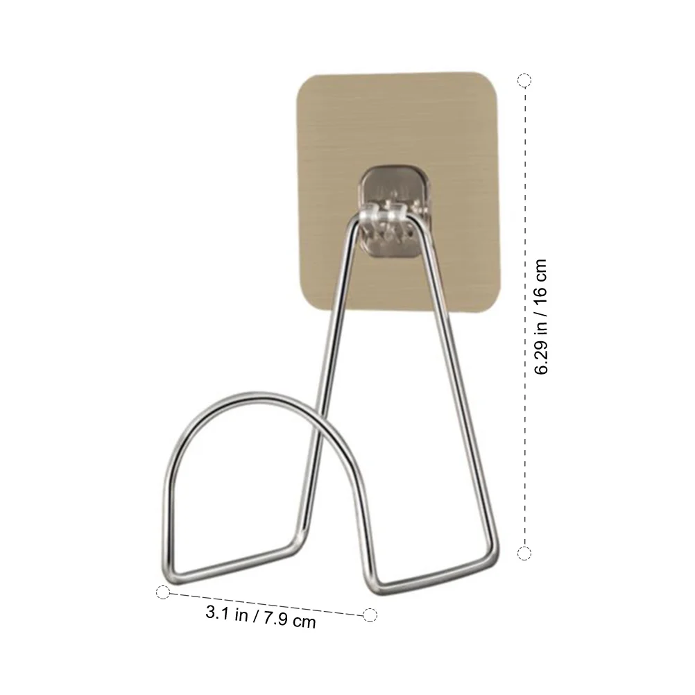 Motorcycle Wall Hook Durable Stainless Steel Self-Adhesive Storage Holder for Helmets Coats Jackets Hats