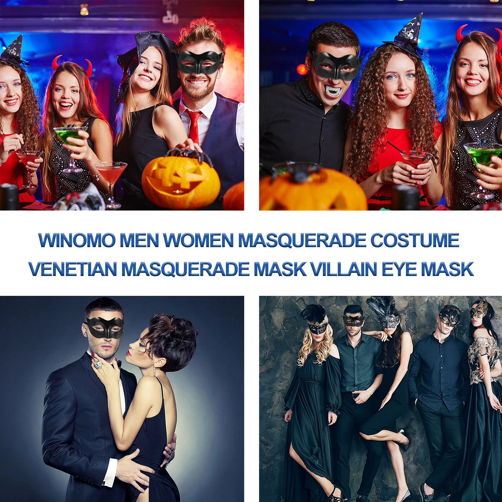 

Black Half Face Masquerade Costume Party Venetian Eye Halloween Ball Soft Fabric Ribbon Radian Nose Design Comfortable Unisex
