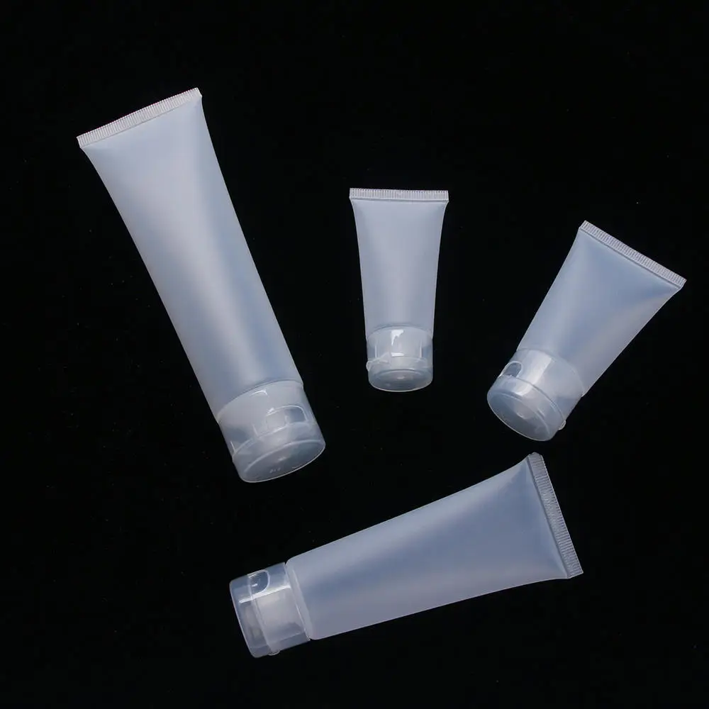 Empty Plastic Portable Tubes Squeeze Cosmetic Cream Lotion Travel Bottle Refillable Bottle Shampoo Container Make Up Tools