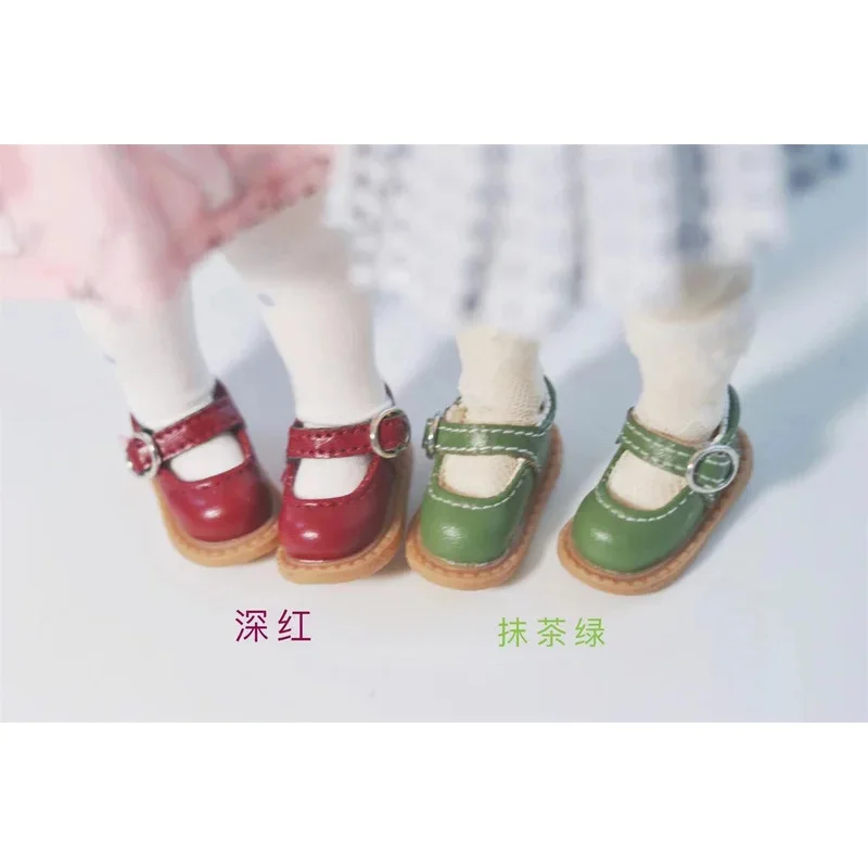 

Обувь для BJD кукол: круглые кожаные туфли, разноцветные, с одной пуговицей, аксессуары для кукол BJD.