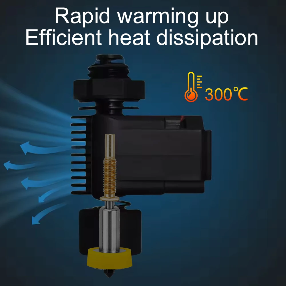 Für REVO Düse verbesserte High Flow einteilige gehärtete Stahldüse 0,2 0,4 0,6 0,8 mm Hotend Kit Düsen 3D-Druckerzubehör – Detail 7