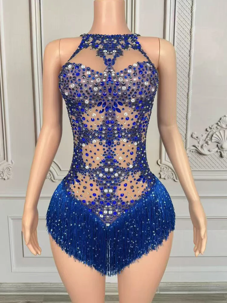 

High Quality Hot Stamping Tassel Sexy Backless Elastic Jumpsuit 2025 New Fashion Custom Women'S Clothing