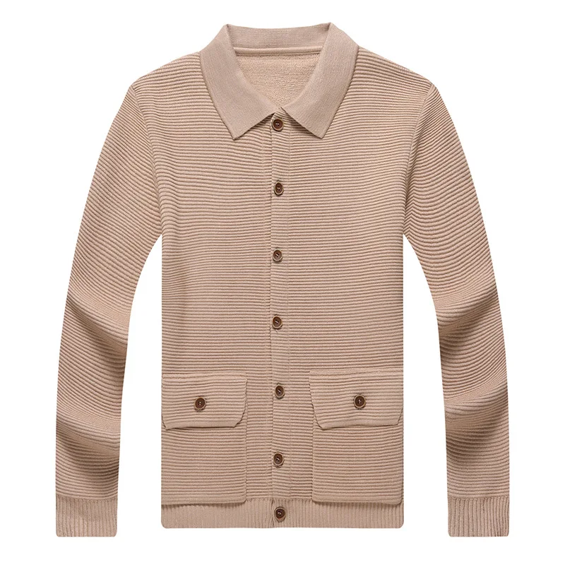 고품질 캐주얼 스웨터 코트 남성용 겉옷 솔리드 컬러 니트 스웨터 자켓 솔리드 컬러 스웨터 코트