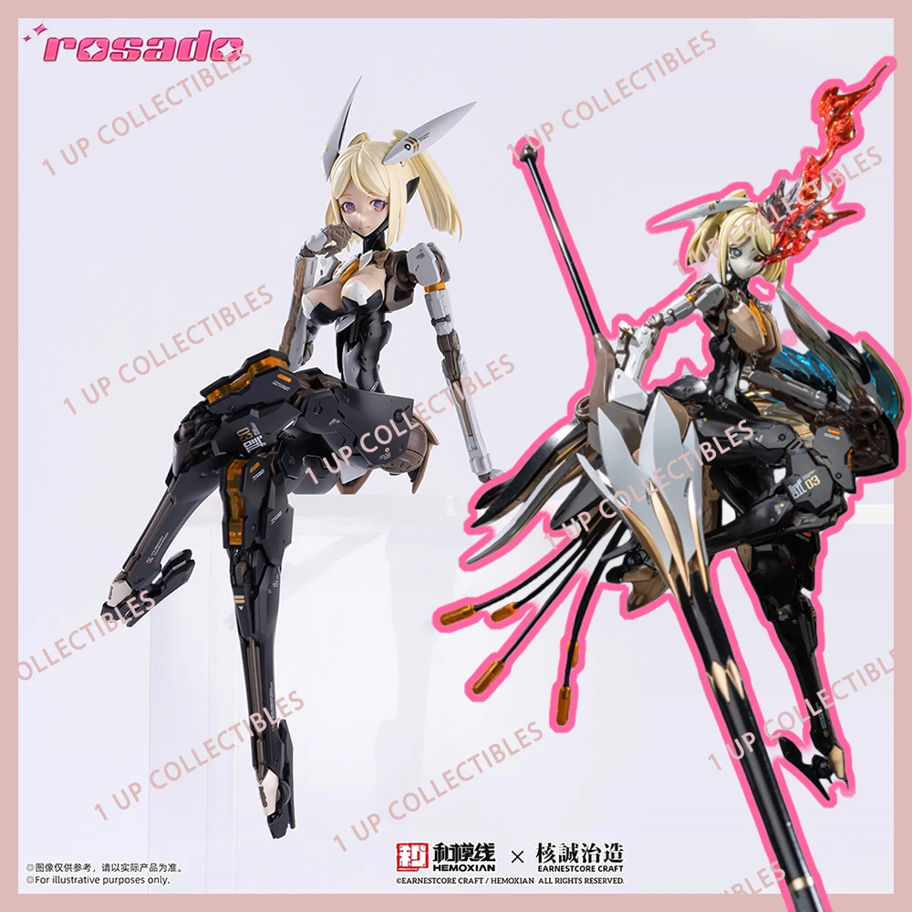 

HEMOXIAN Rosado RS-03 Starflower Lily Full Action Plastic Model Kit Assembly Anime Figure Robot Girl Collect Hobbies Toys Gifts