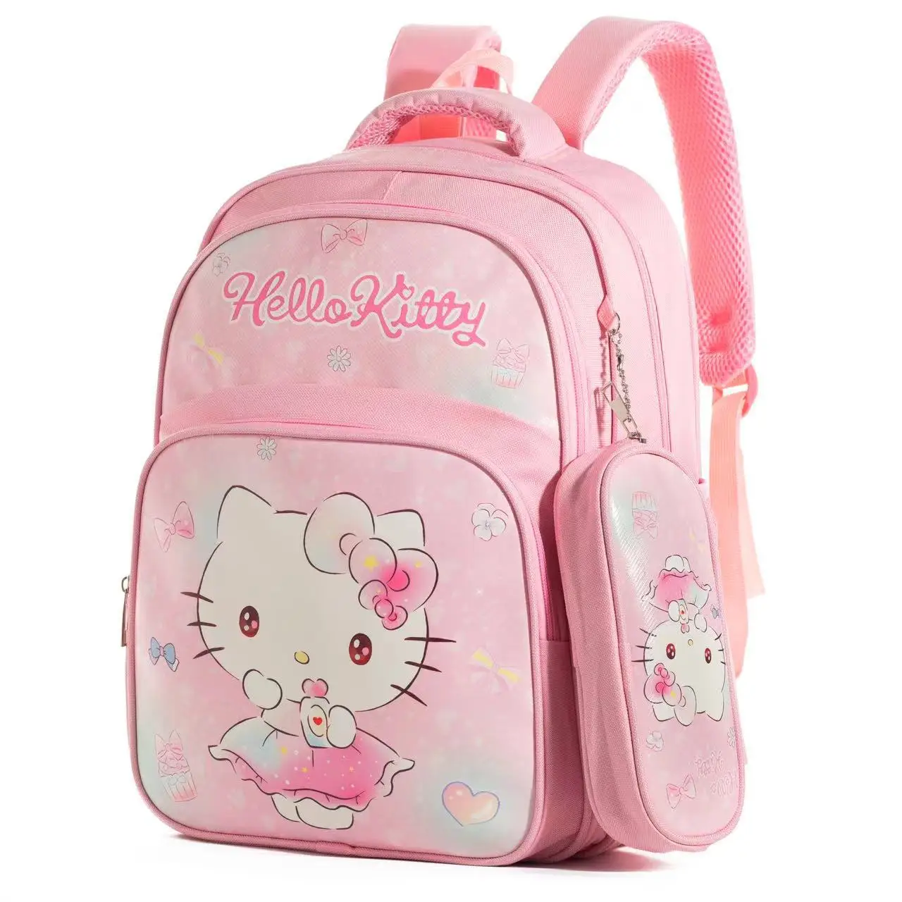 

Sanrio hello kitty милый мультфильм детский рюкзак Куроми Мелодия с корицей и сумкой-карандашом школьный ранец для учащихся начальной школы