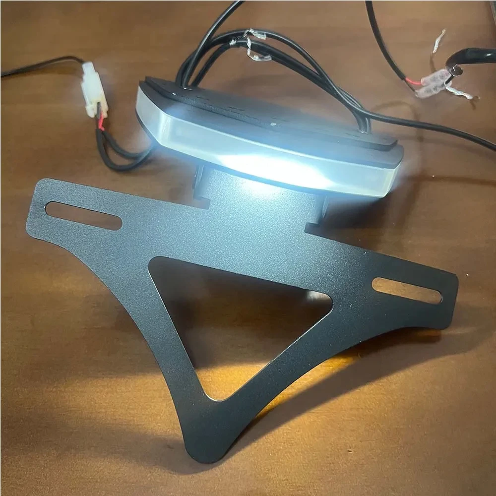 ل BMW S1000RR دراجة نارية اكسسوارات لوحة ترخيص حامل مصباح ليد الذيل مرتب الحاجز مزيل الذيل مرتب s 1000 rr 2023-2025 #5