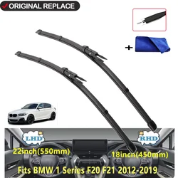 Front Wiper Blades For BMW 1 Series F20 F21 114i 116i 118i 120i 125i M135i M140i 116d 118d 125d 2012-2019 Windshield Windscreen