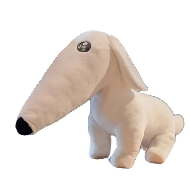 

Собака с длинным носом Ins 25/40 см, плюшевая игрушка Kawaii Borzoi, позвольте мне сделать это для вас, щенок, мягкие животные, кукла для детей, мальчиков, девочек, день рождения