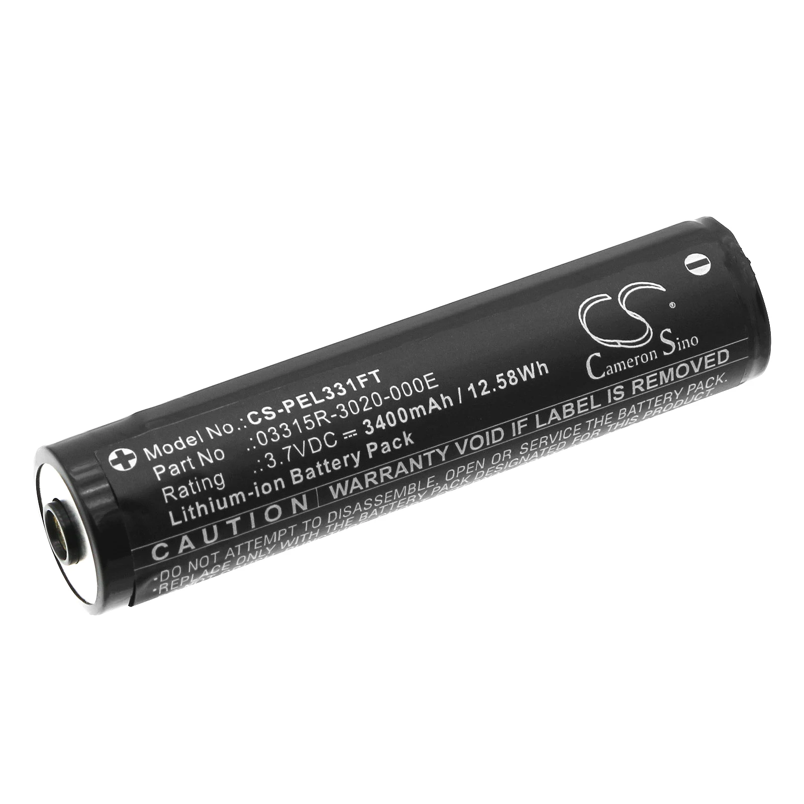 

Сменный аккумулятор CS для фонарика Streamlight Strion 2020, Strion 2020 HC 74436 3400 мАч/1258 Втч