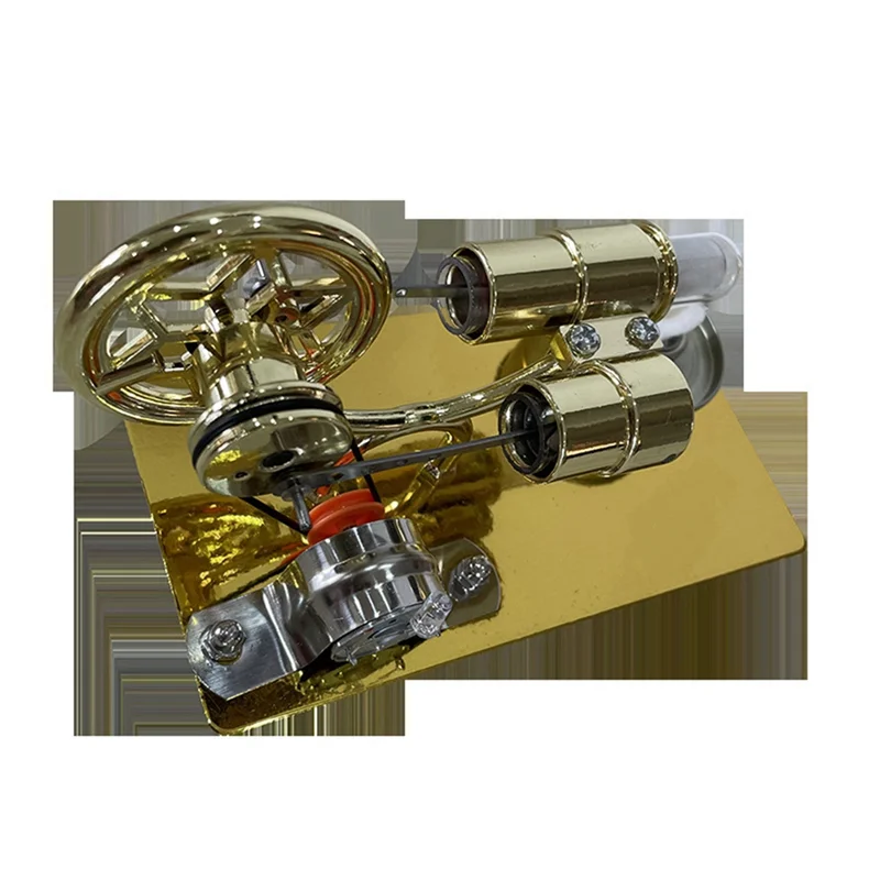 JY-1 pieza de potencia de vapor física ciencia Popular pequeña producción invención experimento herramienta educativa Metal oro