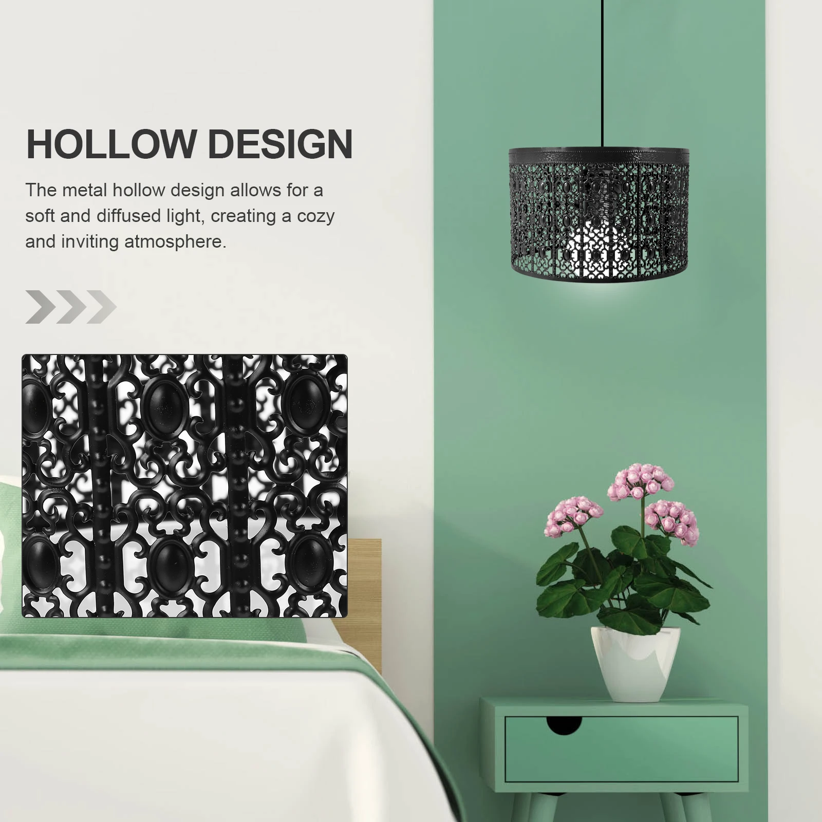 

Iron Craft Lamp Shade Hollow Metal Replacement For Table Desk Floor Lamp Light Cover Home Decor Lighting Fixture