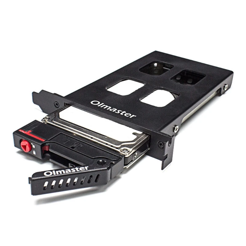 Hard Disk Adapter Rack Bracket HDD SSD 2.5In PCI Single Hard Drive Disk Bracket Olmaster MR-9100