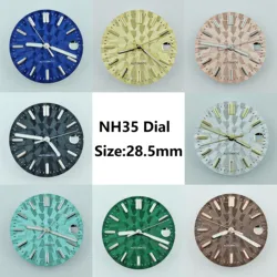 New NH35 dial  watch dial NH series 35/36 men's watch dial customized logo suitable for NH35 movement watch accessories