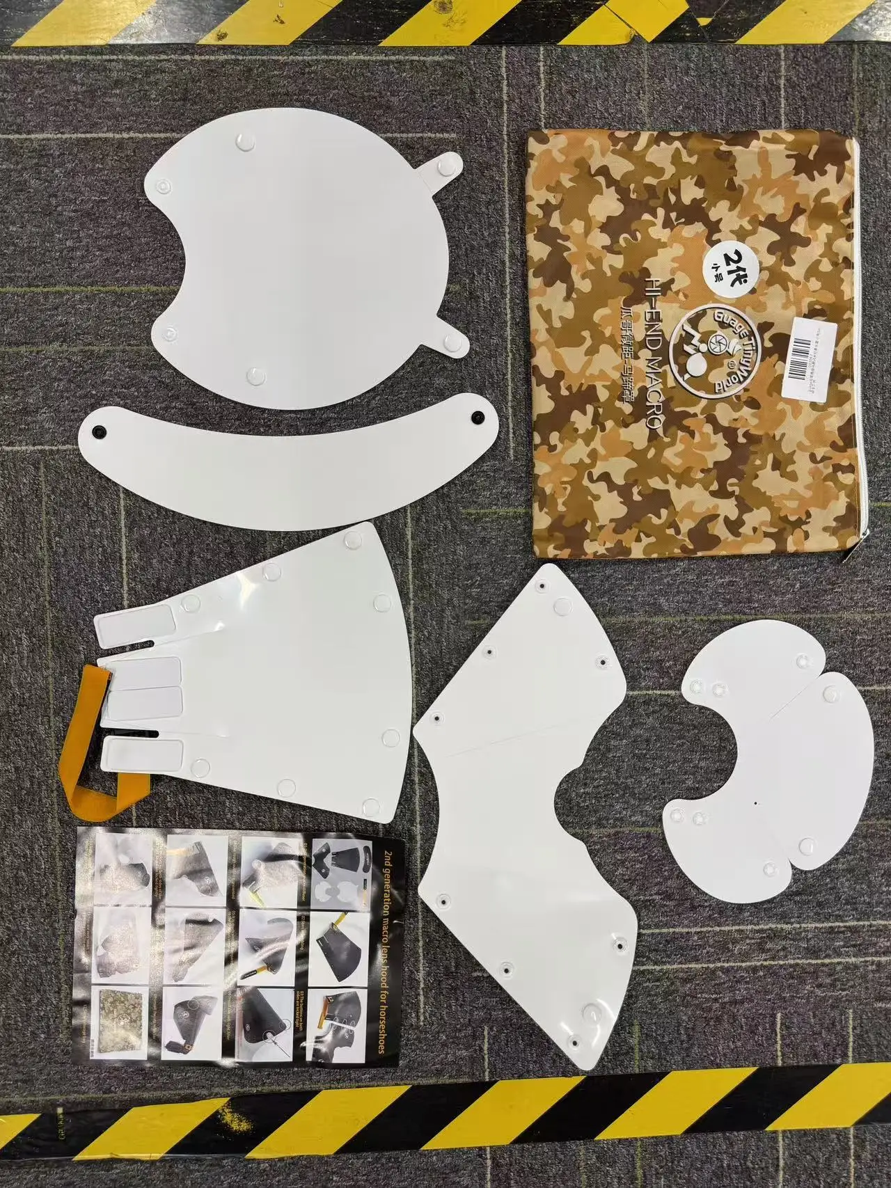 Guage Universal Huf Abdeckung Blitz Diffusor Softbox S/M/L Größe Blitzgerät Reflektor Snoot Kamera Zubehör für Makro Objektiv Shootin – Detail 9