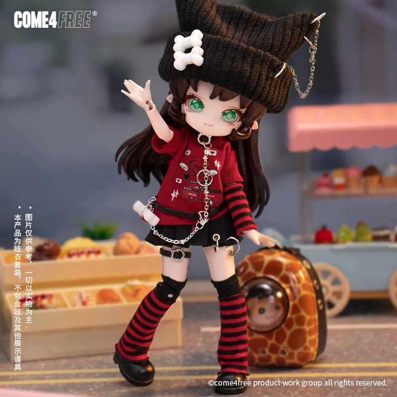 

Ежедневная серия, одежда для куклы Lost Bear OB11, юбка для куклы BJD, аксессуары для игрушек, 4 бесплатных коллекционных фигурок, сумка для кукол