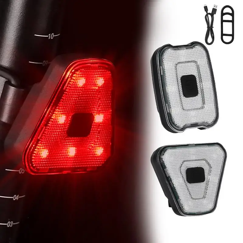 Recarregável LED bicicleta luz traseira, luzes de bicicleta, luzes traseiras, luz noturna, equipamento de ciclismo, acessórios para a noite