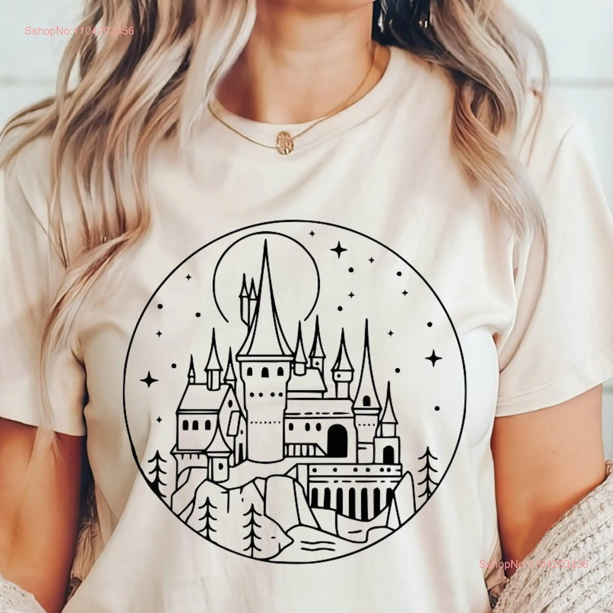 Comfort Colors Wizard School T Shirt Magical Castle Universal Vacation Studios For Family Nerd  long or short sleeves