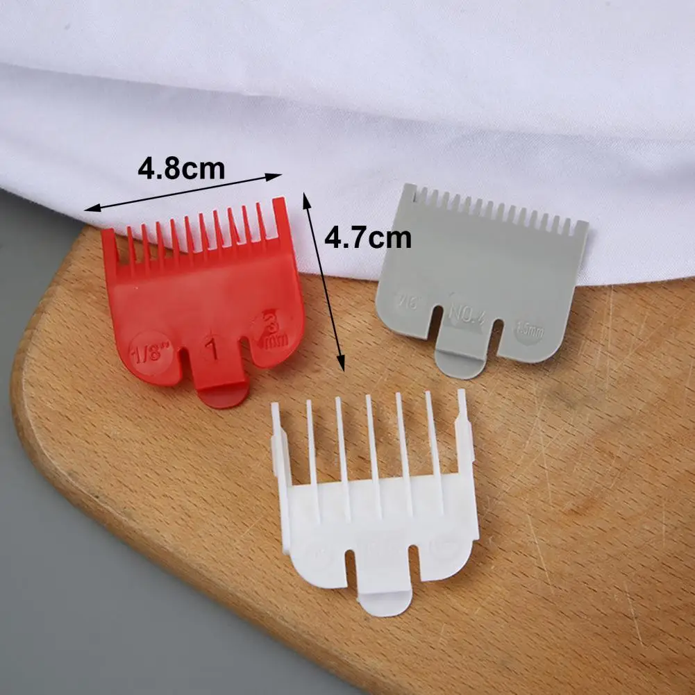 Cutting Guide Comb Painless Hair Clipper Pure Color Smooth Surface  Practical Colorful Hair Limit Cutting Guide Comb