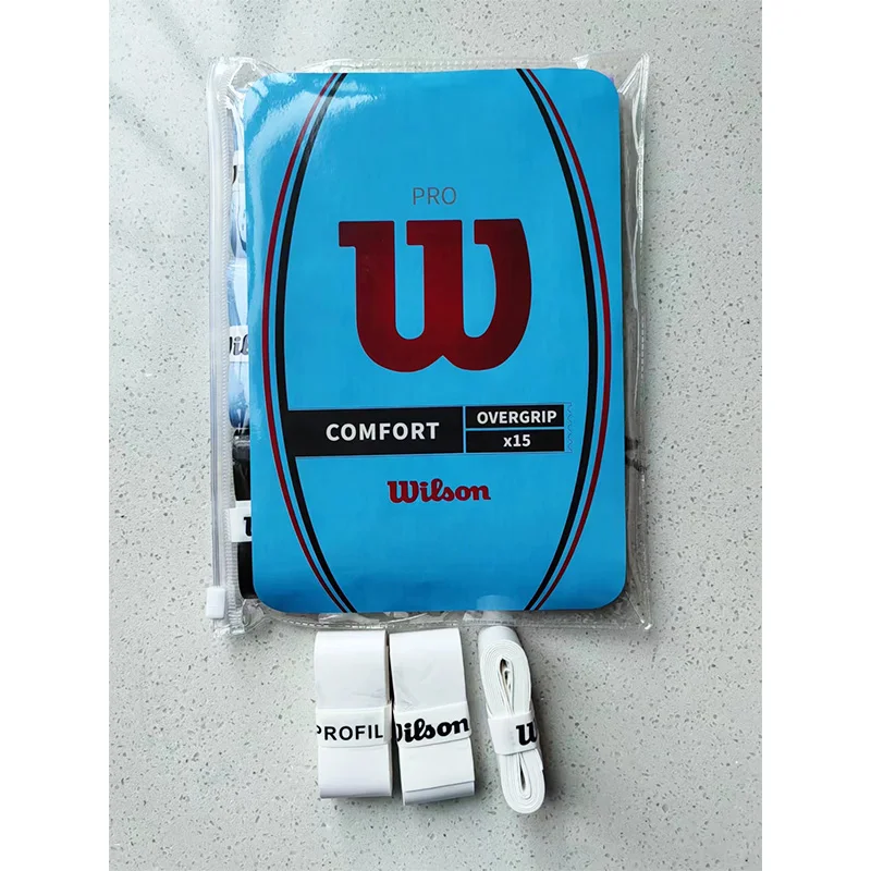 Wilson Tennis Overgrip Original Badminton Hand Glue Sticky Non-slip Racket Overgrip Badminton Tennis Beach Racket Sweatband 3PCS