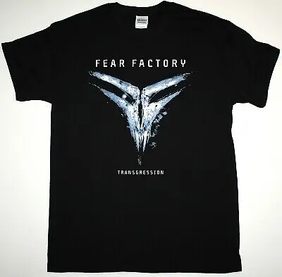 Fear Factory Transgression New Black Retro, Vintage Graphic Unisex   summer T-shirt Cotton fashion couple clothes