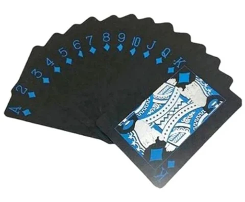 Black Waterproof Playing Cards