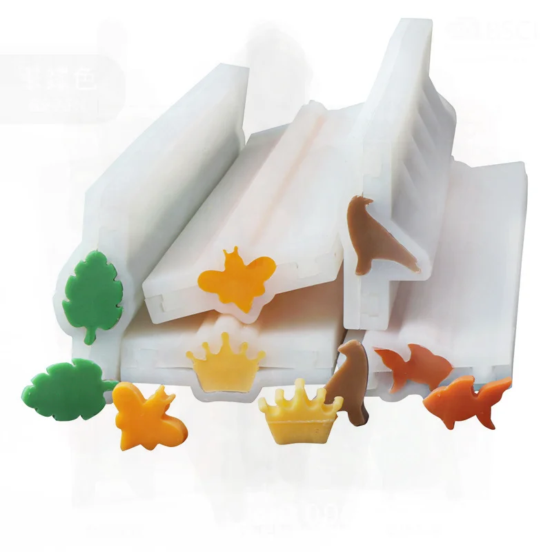 سيليكون ذهبية تاج السلحفاة ورقة أنبوب قالب DIY بها بنفسك ساندويتش موس كعكة الصابون الحديثة الحد الأدنى غير النظامية شكل أدوات مطبخ