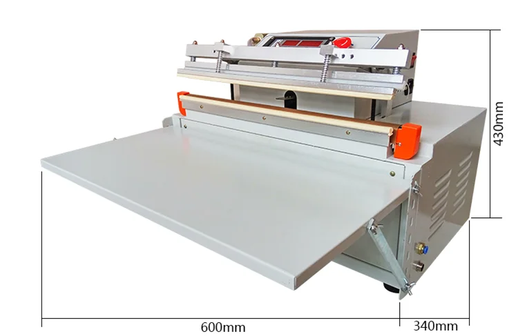 External Semi-Automatic Electric Food & Commodity Table Vacuum Sealing Machine with High-Accuracy Nitrogen Infusion