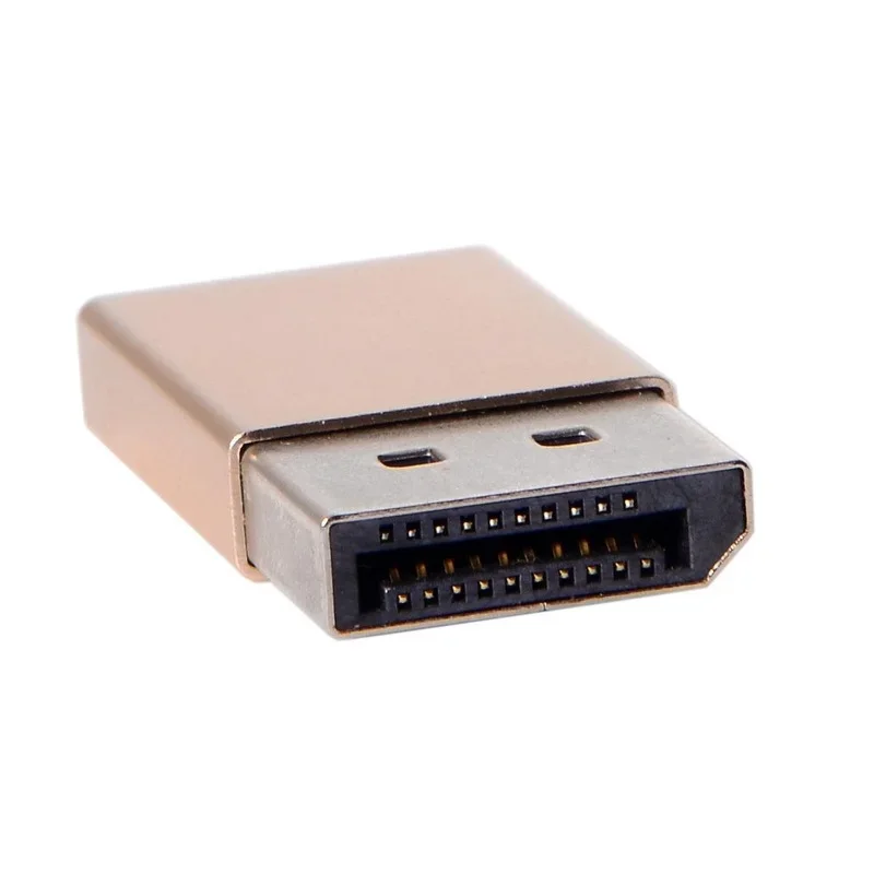 Dp Virtuele Display Converter Adapter Displayport Dummy Plug Headless Ghost Emulator 2560X1600P @ 60Hz