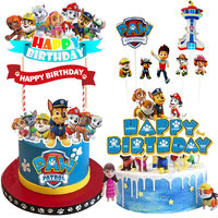 Paw Patrol Cake Decorating Supplies Happy Birthday Cake Accessories Topper Decorations Stand Party Decoration Gift Toys For Kid