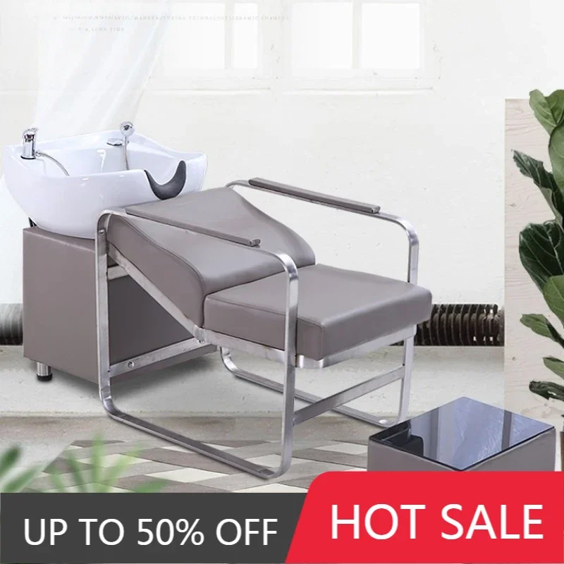 

Cosmetic Chair Hairdressing Shampoo Bed Headspa Massage Table Water Pedicure Economic Spa Chairs Beauty Haarwasstoel Hydraulic