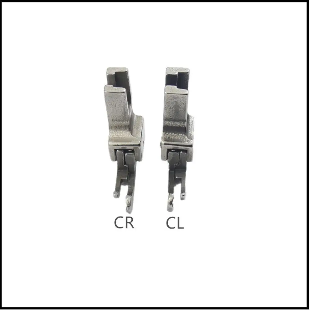 Left/Right Edge Guide Presser Foot Narrow Type Durable Pressing Foot Lockstitch Sewing Machine Feet for Knitt and Thin Materials