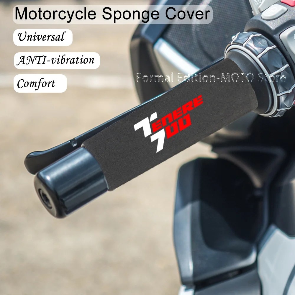 

Motorcycle Grip Cover Shockproof Motorcycle Sponge Grip Non-Slip Handlebar Grip Sponge Cover for YAMAHA Tenere 700 Tracer 700 GT